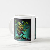 Cthulhu Rock 'n Roll Classic Tasse, 11 oz Kaffeetasse (Vorderseite Links)