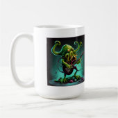 Cthulhu Rock 'n Roll Classic Tasse, 15 oz Kaffeetasse (Links)