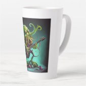 Cthulhu Rock 'n Roll Latte Tasse (Rechte Ecke)