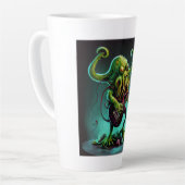 Cthulhu Rock 'n Roll Latte Tasse (Linke Ecke)