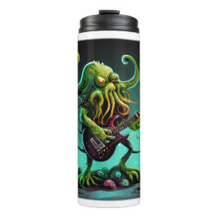 Cthulhu Rock 'n Roll Thermal Tumbler Thermosbecher