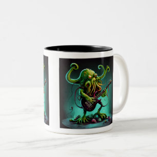 Cthulhu Rock 'n Roll Two-Tone-Tasse, 325 ml Zweifarbige Tasse