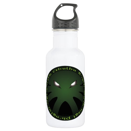 Cthulhu Roundel Edelstahlflasche (Vorderseite)