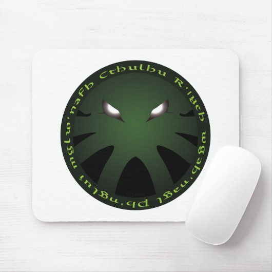 Cthulhu Roundel Mousepad (Mit Mouse)