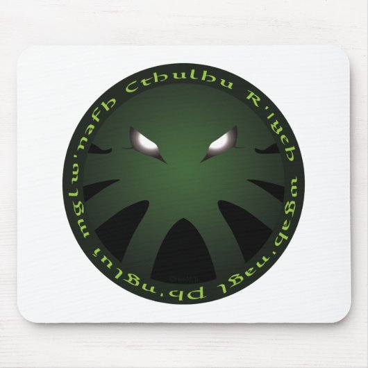 Cthulhu Roundel Mousepad (Vorne)