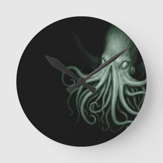 cthulhu runde wanduhr (Vorderseite)
