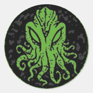 Cthulhu Runder Aufkleber