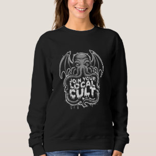 Cthulhu schließt sich Ihrem lokalen Kult an, Vinta Sweatshirt