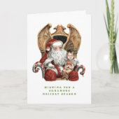 Cthulhu schuppenartiger Feiertag Feiertagskarte (Vorderseite)