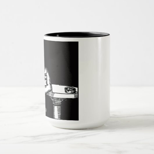 Cthulhu (schwarzer Hintergrund) Tasse (Zentrum)