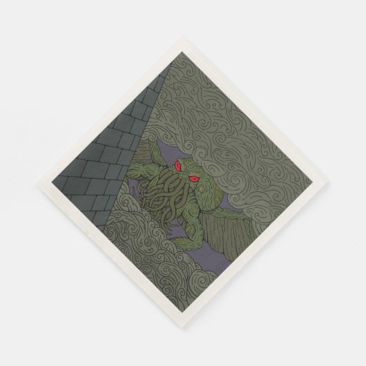 Cthulhu Serviette (Ecke)