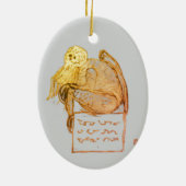 Cthulhu sketch by Lovecraft Keramik Ornament (Hinten)