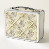 Cthulhu Sketch von Lovecraft Metall Brotdose (Rückseite)