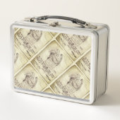 Cthulhu Sketch von Lovecraft Metall Brotdose (Vorderseite)