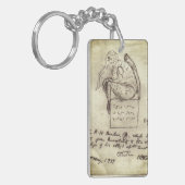 Cthulhu Sketch von Lovecraft Schlüsselanhänger (Vorderseite links)