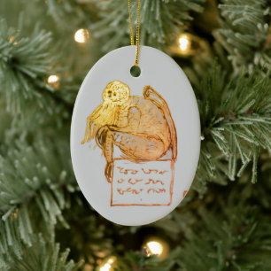 Cthulhu-Skizze von Lovecraft Keramik Ornament