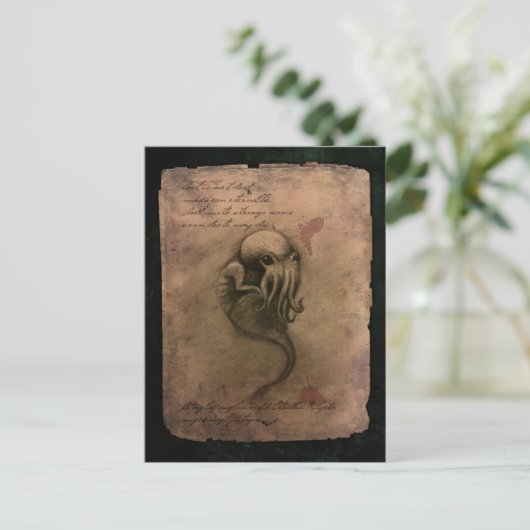 Cthulhu Spawn Postkarte (Stehend Vorderseite)