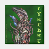 Cthulhu Square Magnet (Vorne)