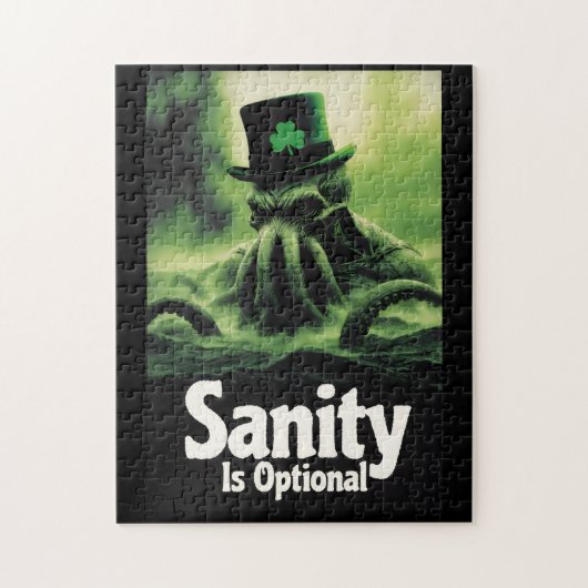 Cthulhu St. Patrick's Day Irischer Mythos-Puzzle Puzzle (Vertikal)