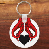 Cthulhu stahl meine dunkle Herzkette Schlüsselanhänger (Vorderseite)