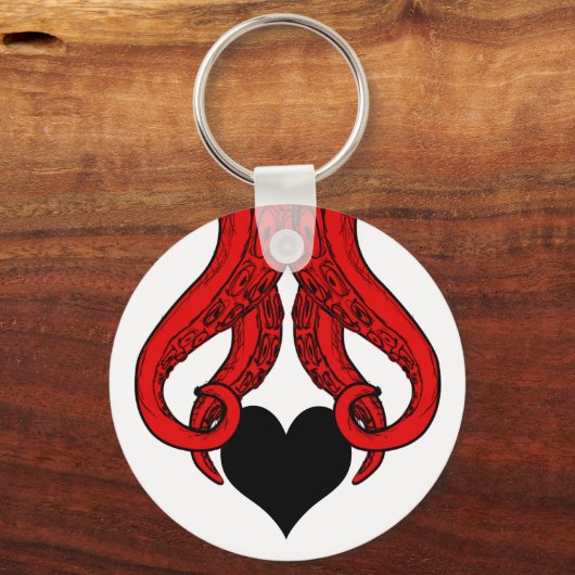 Cthulhu stahl meine dunkle Herzkette Schlüsselanhänger (Vorderseite)