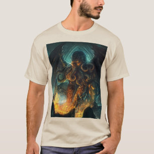 Cthulhu-T - Shirt für Grunddesign von Lovecraft