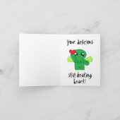 Cthulhu will Ihr Herz Karte (Innenseite)