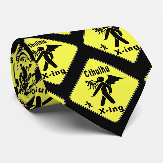 Cthulhu X-Ing Krawatte (Gerollt)