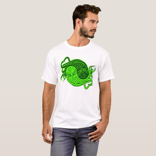 Cthulhu Yin-Yang T-Shirt (Vorne ganz)