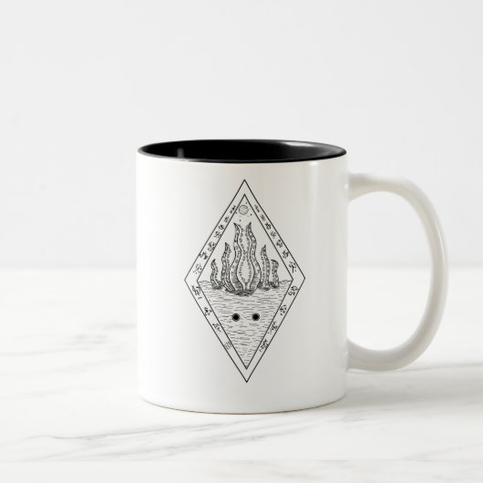 Cthulhu Zweifarbige Tasse (Rechts)
