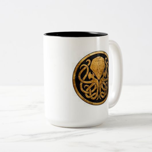 Cthulhu Zweifarbige Tasse (VorderseiteRechts)