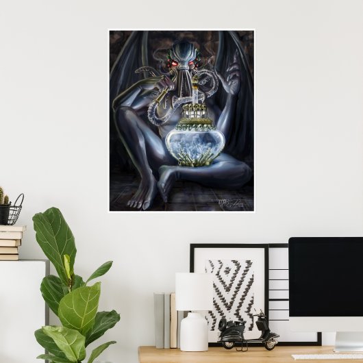 Cthulhus Hooka V2 Poster (Heimbüro)