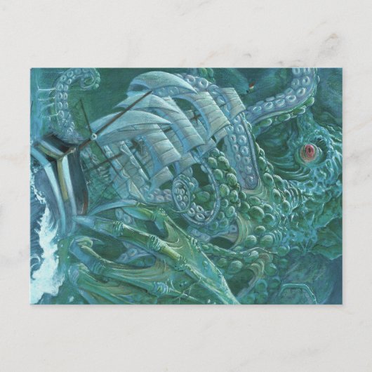 Cthulhus Postkarte (Vorderseite)