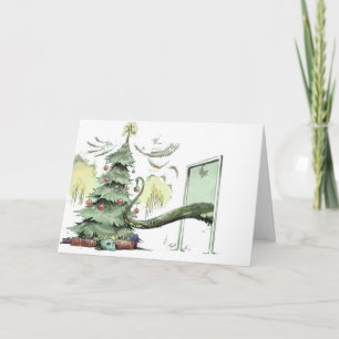 Cthulhus Weihnachtsbaum Feiertagskarte