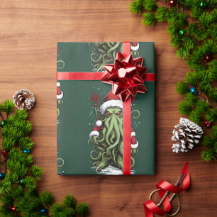 Cthulhus Weihnachtsregime: Ein erschreckendes Weih Geschenkpapier