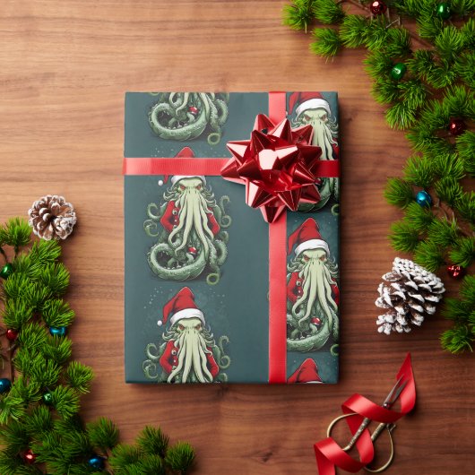 Cthulhus Yuletide Reign: Ein erschreckendes Weihna Geschenkpapier (Feiertagsgeschenk)