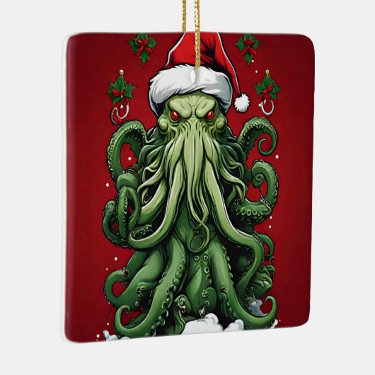 Cthulhus Yuletide Reign: Ein erschreckendes Weihna Keramikornament (Rechts)