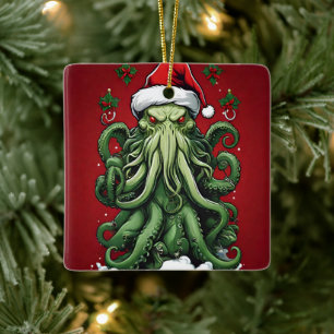 Cthulhus Yuletide Reign: Ein erschreckendes Weihna Keramikornament