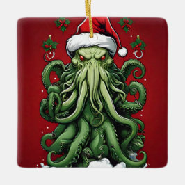 Cthulhus Yuletide Reign: Ein erschreckendes Weihna Keramikornament