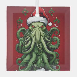 Cthulhus Yuletide Reign: Ein erschreckendes Weihna Ornament Aus Glas