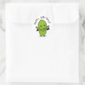 Cthulie Runder Aufkleber (Tasche)