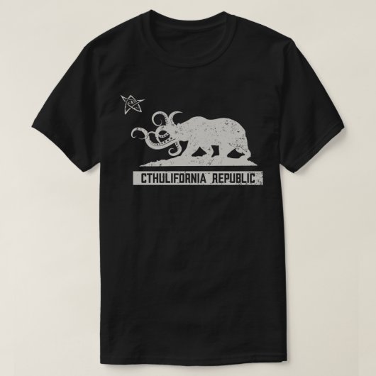 Cthulifornia Light Print T-Shirt (Design vorne)