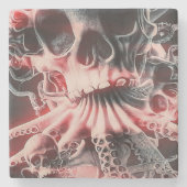 Cthulu Getränkekoaster Steinuntersetzer (Vorderseite)