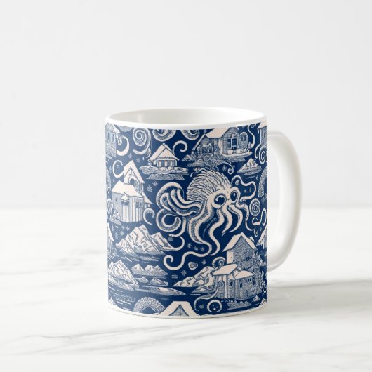 Cthulu Kaffeetasse (VorderseiteRechts)