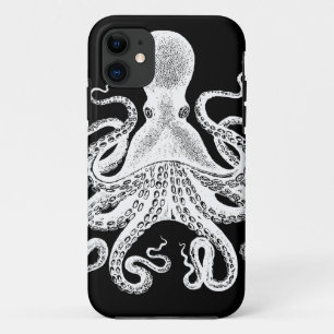 Cthulu Kraken Octopus - Viktorianisches Bild auf S Case-Mate iPhone Hülle