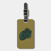 Cthulu Logo Gepäckanhänger (Vorderseite vertikal)