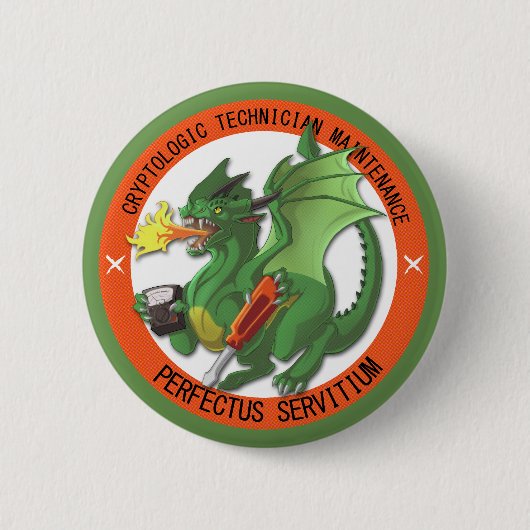 CTM-"Tribut-" Entwurfs-Knopf Button (Vorderseite)