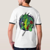 CTM "ursprünglicher" Entwurfs-einseitiger T - T-Shirt (Schwarz voll)