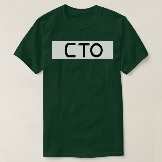 CTO BLACK T T-Shirt (Design vorne)