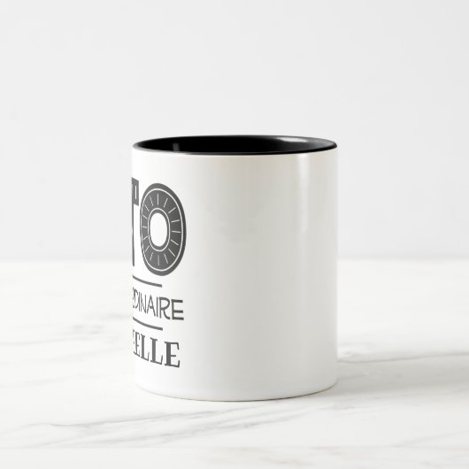 CTO Chief Technology Officer Zweifarbige Tasse (Mittel)